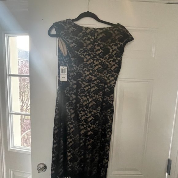 CONNECTED APPAREL BLACK LACE DRESS SIZE SMALL - Picture 3 of 3